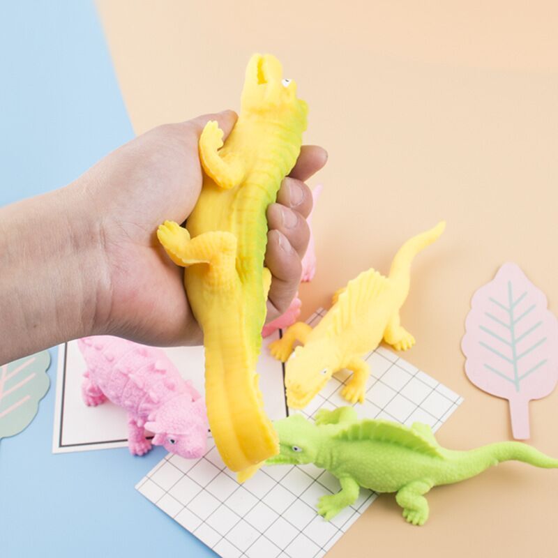 Kids Gift Novelty Fiercely Animal Sensory Anti Stress 3 Colors Crocodile Memory Sand Fidget Toys