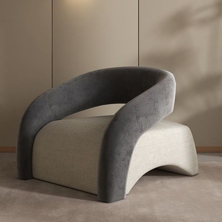 Modern  Velvet Fabric Armchair Accent Chair Leisure Chair Single Sofa Chair For Living room Hotel furniture