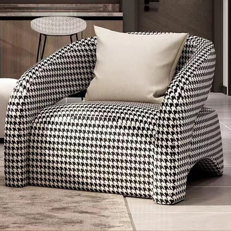 Modern  Velvet Fabric Armchair Accent Chair Leisure Chair Single Sofa Chair For Living room Hotel furniture