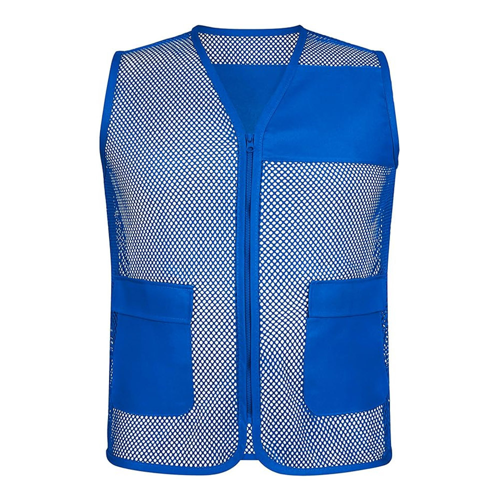 OEM Service Premium Quality Breathable Custom Logo Print Latest Style Work Wear Mesh Vest BY Fugenic Industries