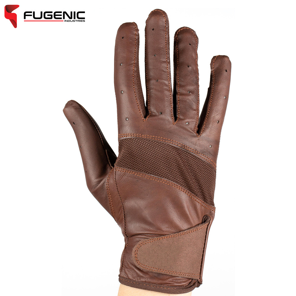 Horse Riding Gloves New Arrival Product In Reasonable Price Best Quality Leather Mesh Riding Gloves BY Fugenic Industries