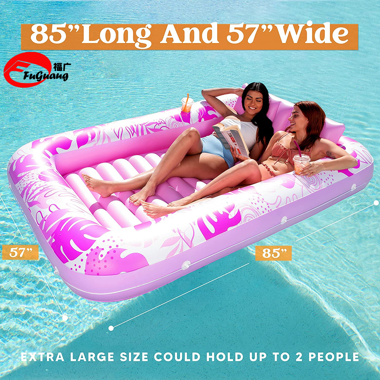 Summer Adult Inflatable Pool Float Air Cushion base suitable for pool lake Beach party indoor or outdoor water entertainment