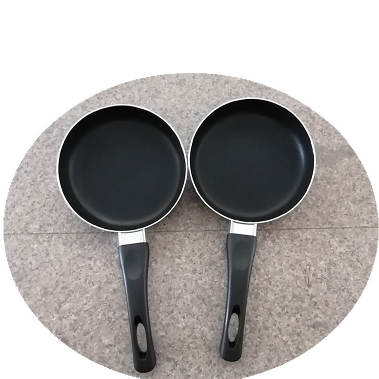 Black Powder Coating Aluminum Non Stick Fry Pan Cheap Sell Press Non Stick Coating Frying Pan