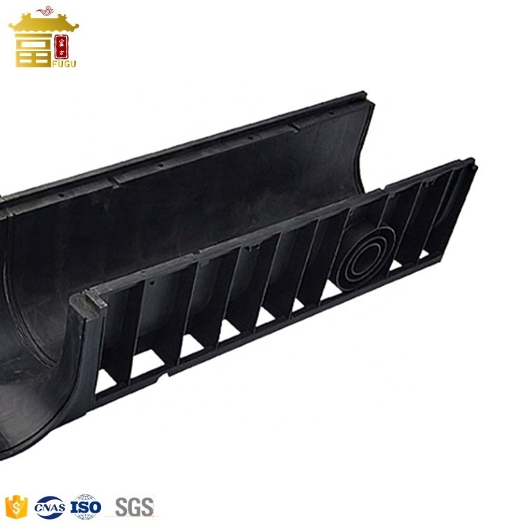 Plastics Pvc U Type Drainage Channel To Protect Construction Drain Channel And Trench Ditch Cove