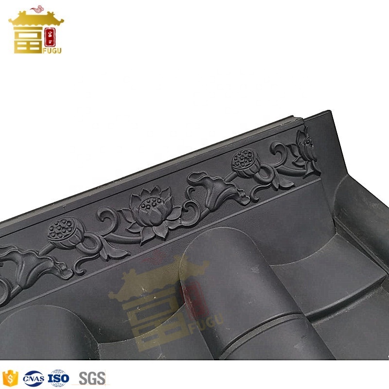 Hot Sale PVC Plastic Antique Roof Tile for Decoration