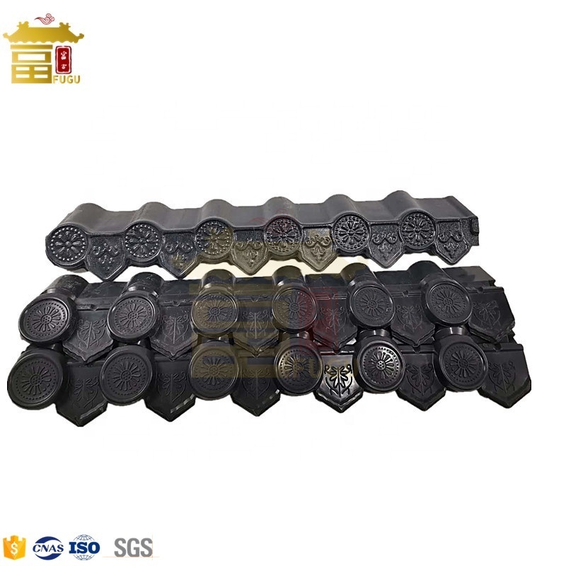 Hot Sale PVC Plastic Antique Roof Tile for Decoration