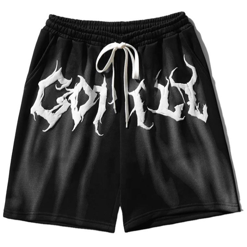 Custom High Quality Baggy Plain Shorts Men 100% Cotton Basketball Gym Sweat Shorts