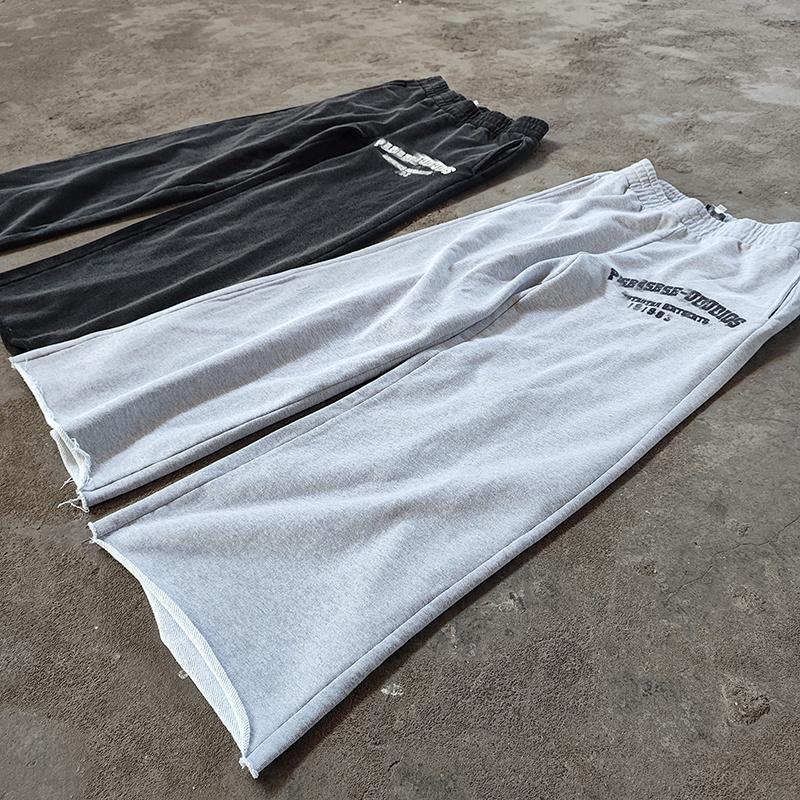 YSJY Custom Sweatpants Men Cotton Jogger Pants Casual Track Pants Wholesale 100% Cotton Flared Sweat Pant