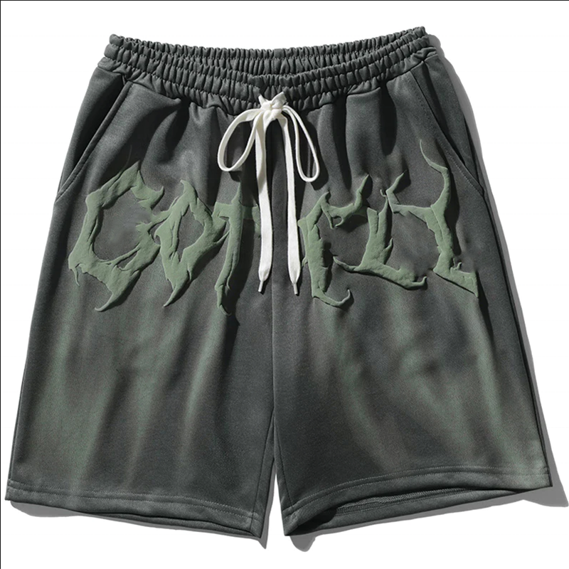 Custom High Quality Baggy Plain Shorts Men 100% Cotton Basketball Gym Sweat Shorts