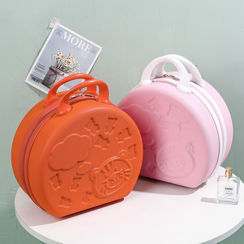 New style hand bags Mini Hard Shell Hard Travel Luggage Cosmetic Case, Small Portable Carrying Case Suitcase for Makeup