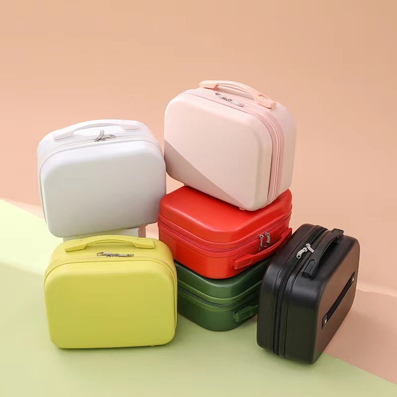 Factory Wholesale Hand Luggage Female Small 14 Inch Makeup Case Mini Suitcase Clutch Make Up Bags