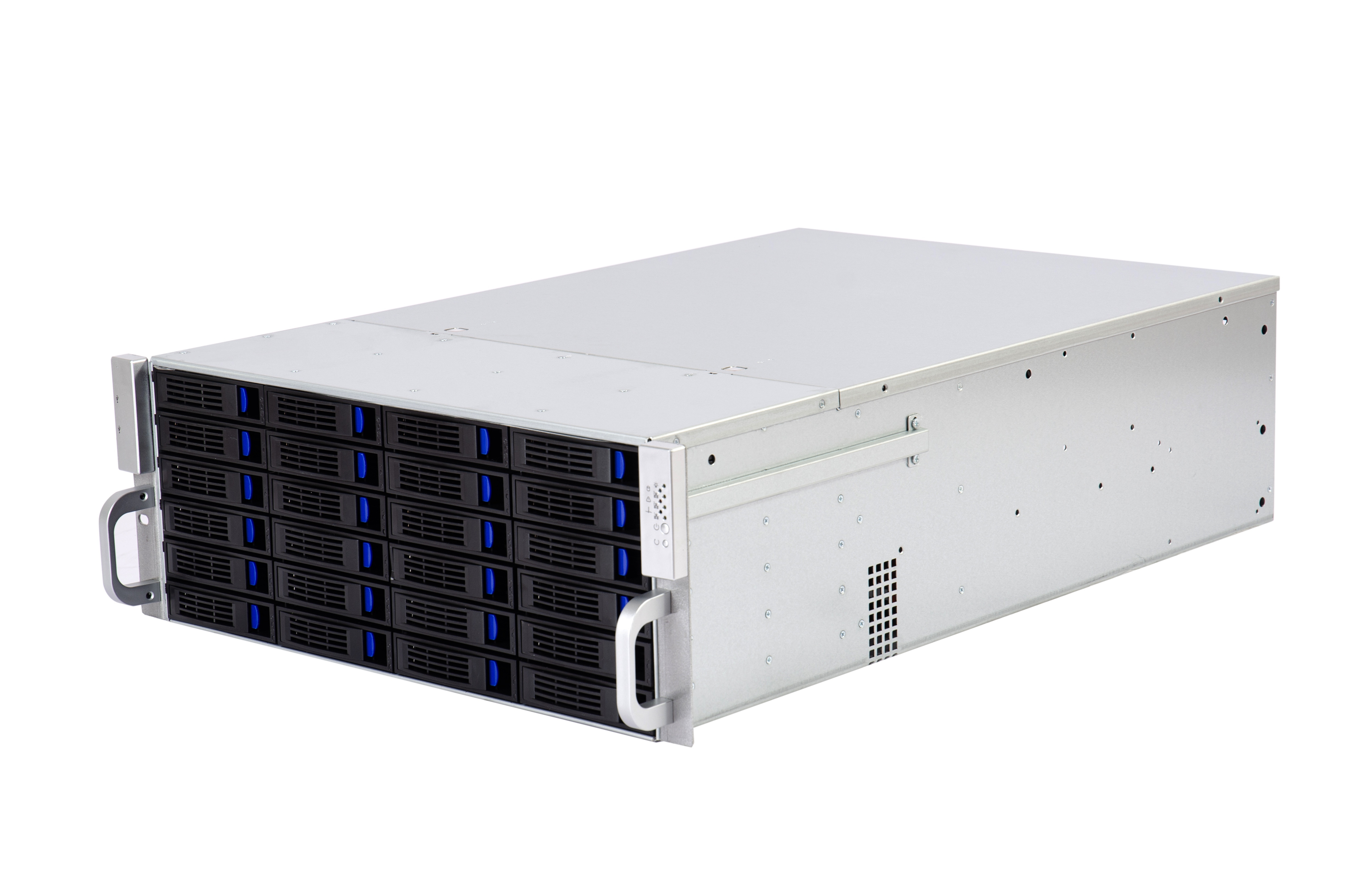 server 4U 24bays Manufacturers  Server Rackmount Server Chassis Sgcc Steel 1.2mm SAS/SATA backplane with optional interface