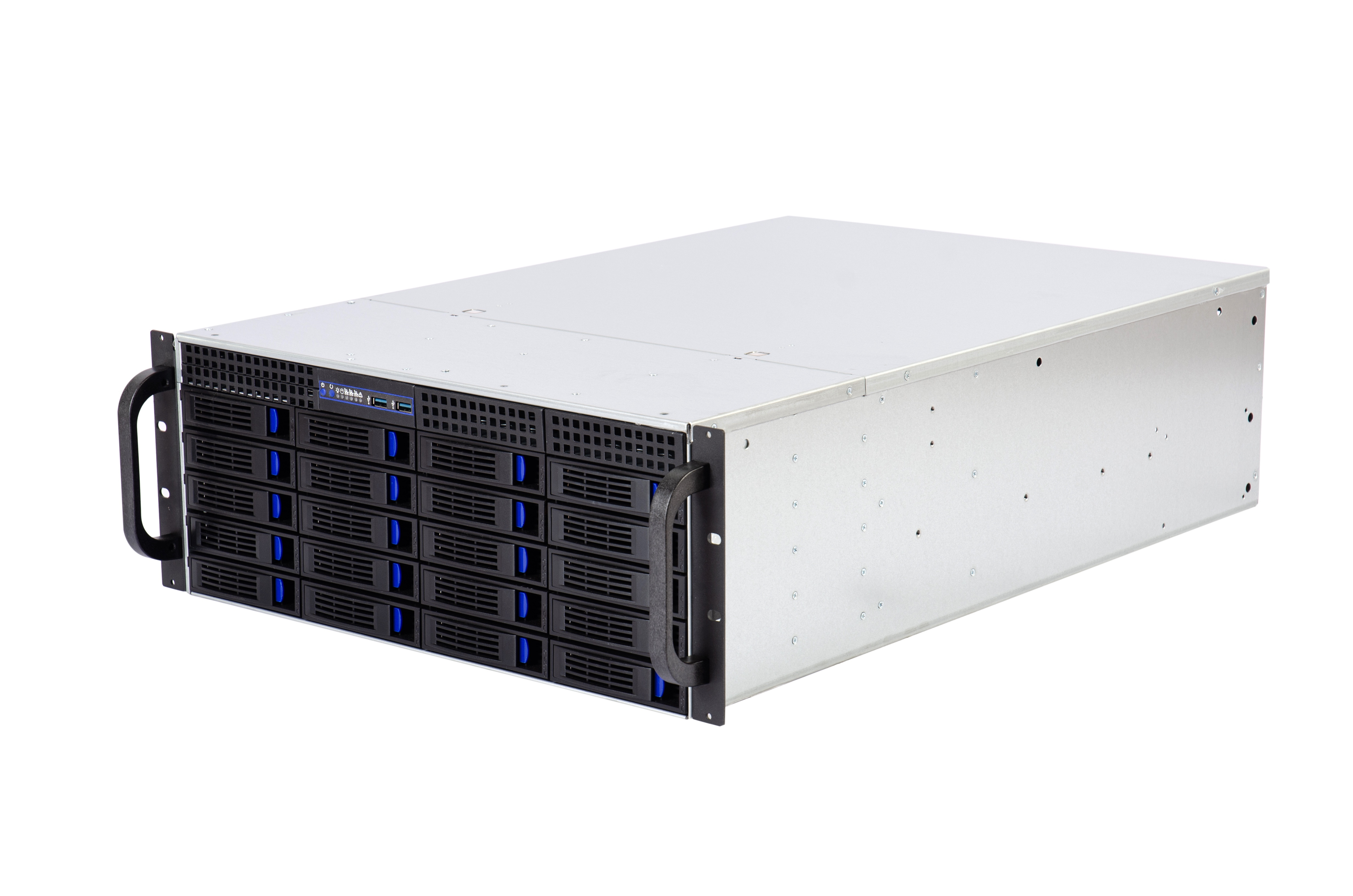 4U 20bays Manufacturers Server Rackmount Server Chassis hot-swap Sgcc Steel 1.2mm SAS/SATA backplane with optional interface