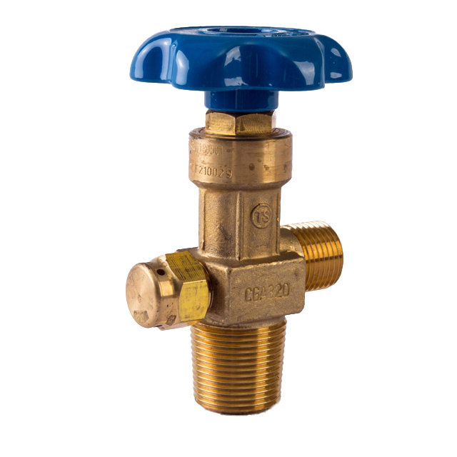 Reliable CGA320 CO2 Cylinder Flapper Type Valve  Brass Valve