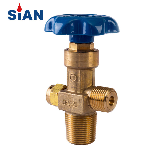 Reliable CGA320 CO2 Cylinder Flapper Type Valve  Brass Valve