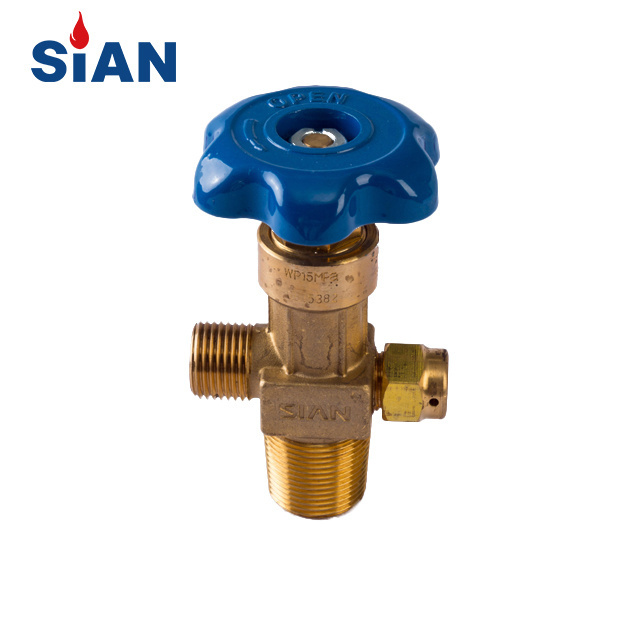 Reliable CGA320 CO2 Cylinder Flapper Type Valve  Brass Valve