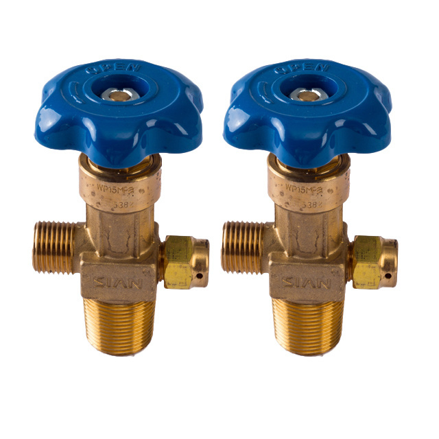 Reliable CGA320 CO2 Cylinder Flapper Type Valve  Brass Valve