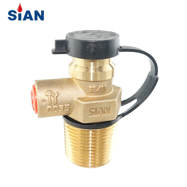 2020 Best Sale China NINGBO FUHUA Factory SiAN Brand PV02-D22 Self-closing LPG Gas Cylinder Valve with PI Certification