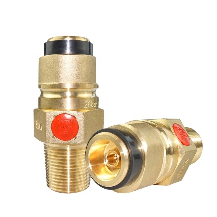 SiAN Customized Valve Propane Gas Cylinder Self-closing Valve 25E TPED Certified D35 LPG Jumbo Valve