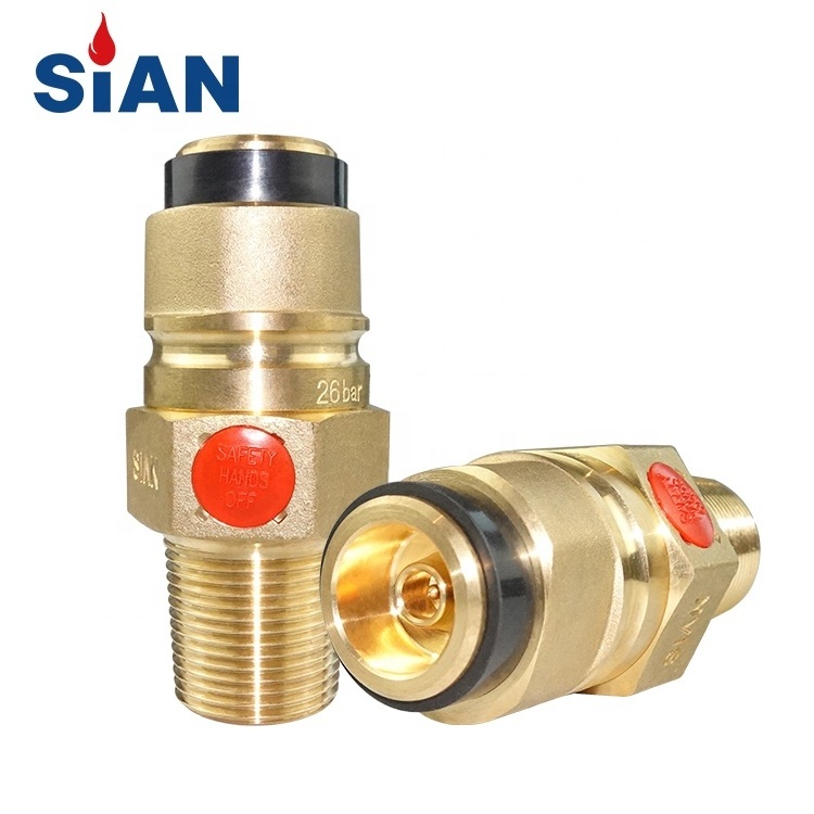 SiAN LPG Valve Manufacturer Propane Gas Cylinder Safety Valves D35 Control Jumbo Valve 25E With TPED Certified