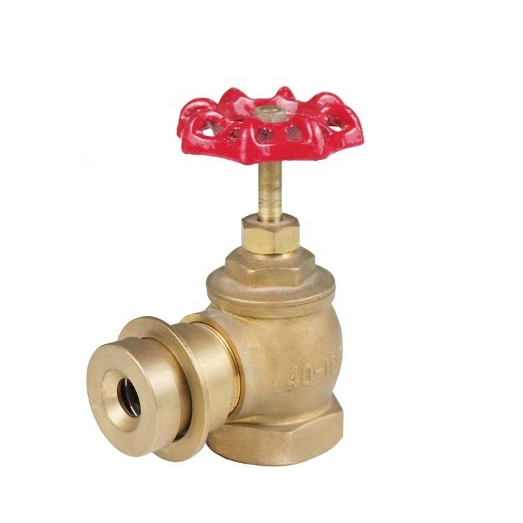 SiAN Factory Price 1.5 inch Landing Valve Brass Hydrant Valve Fire Hydrant Equipment Fire Hose Box Water Control Valve