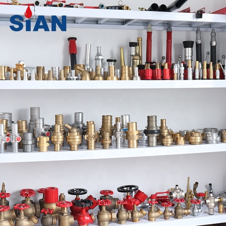 SiAN Factory Price 1.5 inch Landing Valve Brass Hydrant Valve Fire Hydrant Equipment Fire Hose Box Water Control Valve