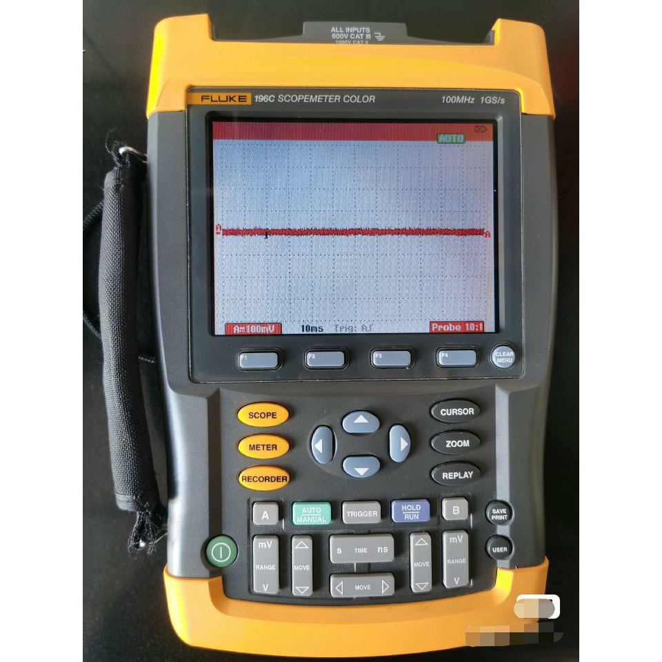 Fluke 196C Digital Oscilloscope ScopeMeter Handheld 1GS/s 100mhz