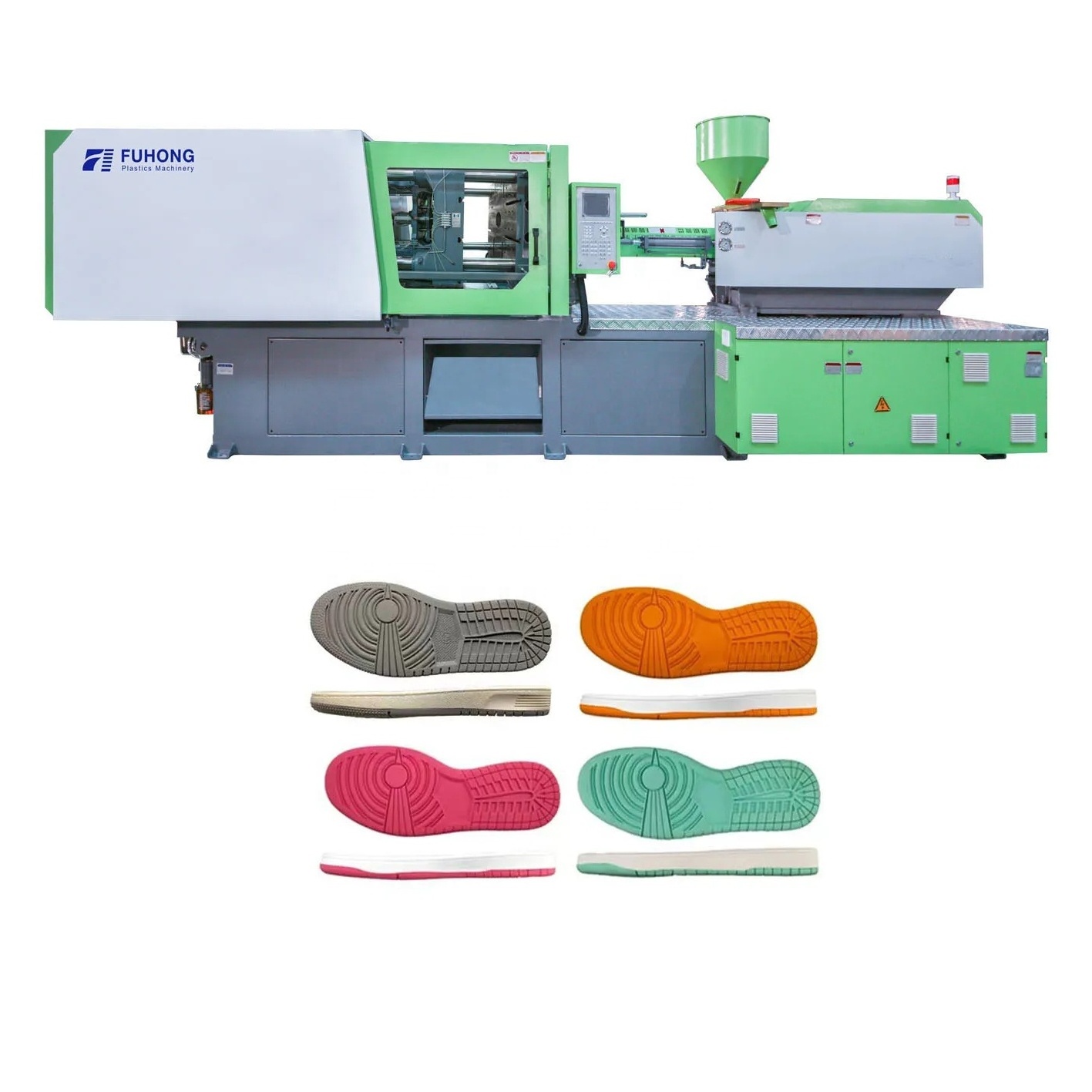 Fuhong FHG 180 ton PVC/EVA shoe sole making mold customized plastic injection molding machine