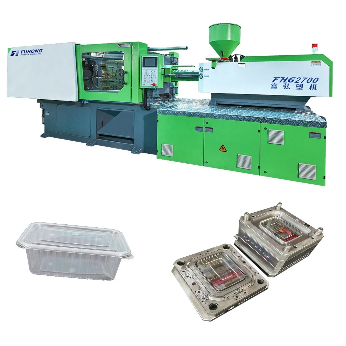 Food container /box making mold manufacturing Fuhong FHG 360 ton plastic servo injection making machine