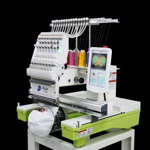 Good Performance Industrial Machinery Embroidery Machine Single head 12 15 needles Embroidery Machine