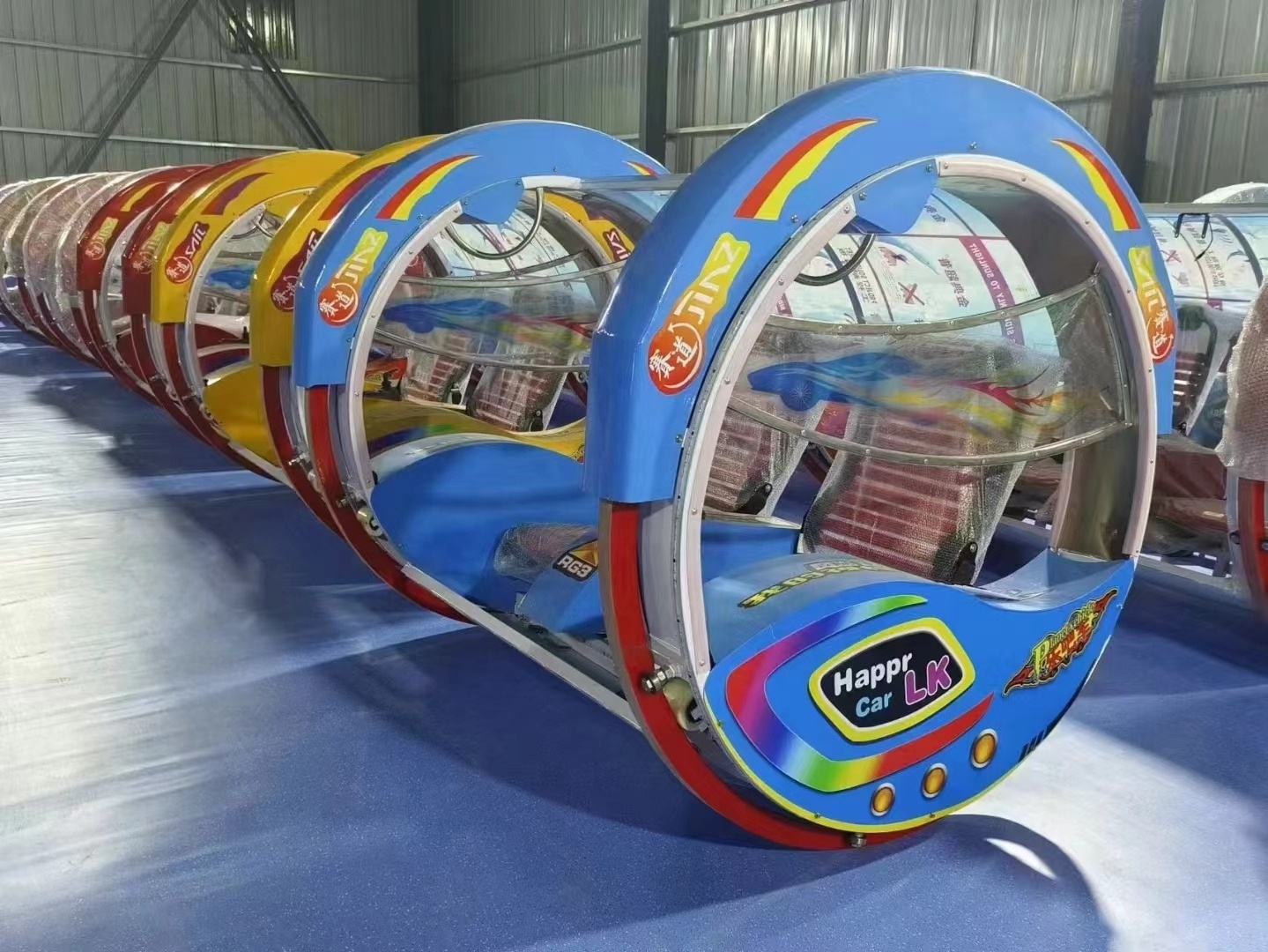 Amusement park facilities outdoor playground equipment theme park rides 360 happy rolling car