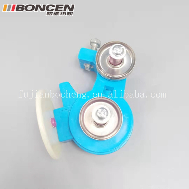 Warping Machine Spare Parts textile knitting Ceramic three ring Yarn pass Tensioner 90 degrees Hydraulic tensioner tension