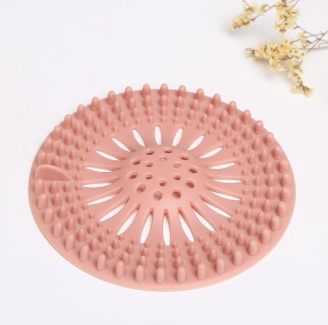 Silicone Hair Stopper Floor Drain Cover Modern Villa Kitchen Sink Strainers Stainless Steel Germany Polished 2pcs - 2 Pack