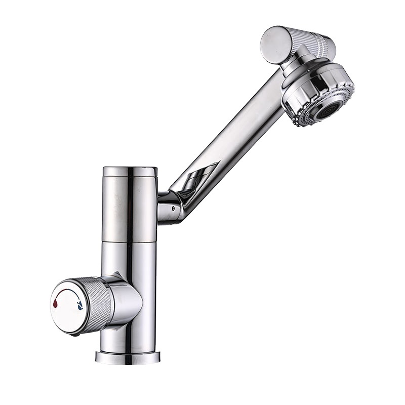 Electric Plating Color Lucky Cat Shaped Hydroelectric Power Smart Digital Display Bathroom Lavatory Faucet 360 Rotate Tap Mixer