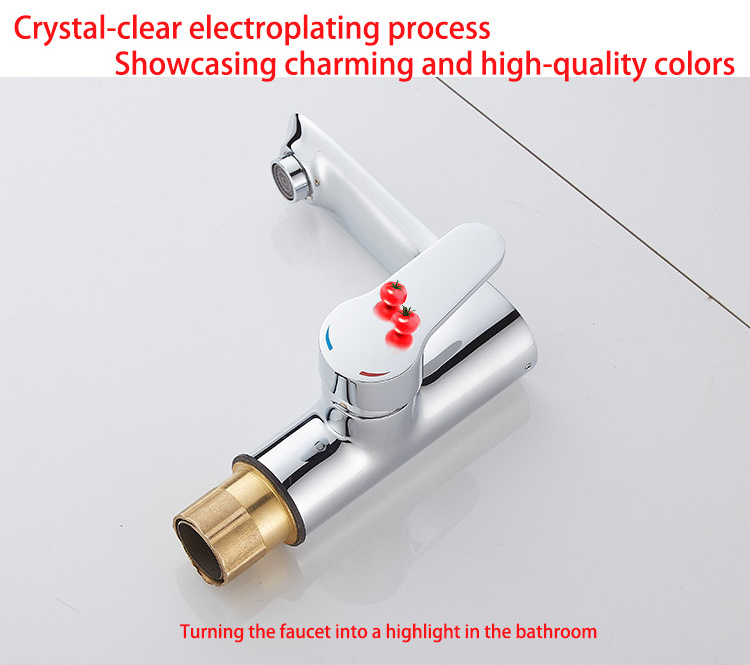 CBM Brass Hydroelectric Power Led Smart Digital Display Bathroom Faucet Basin Tap Cold And Hot Water Mixer