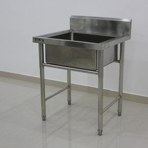 Free Standing Commercial Stainless Steel 201 kitchen Sink