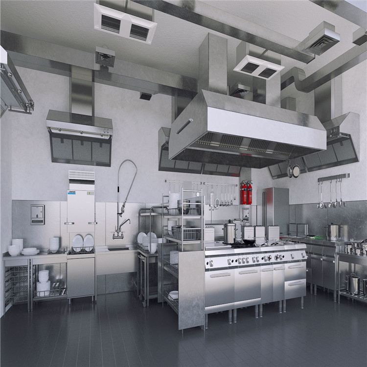 Industrial Quality Stainless Steel Commercial Hotel Restaurant Kitchen Equipment List(One-stop Solution)