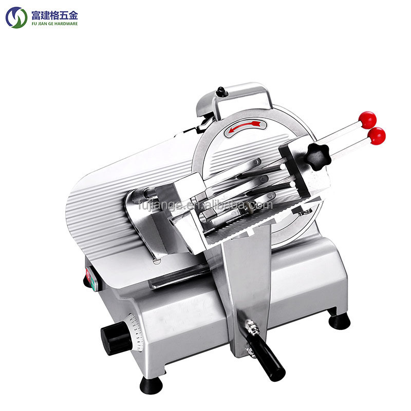 Divcing Frozen Foods into Thin Planer Meat Slicer Profession in Kitchen Meat Slicer Portable Semi Automatic Frozen Meat Slicer