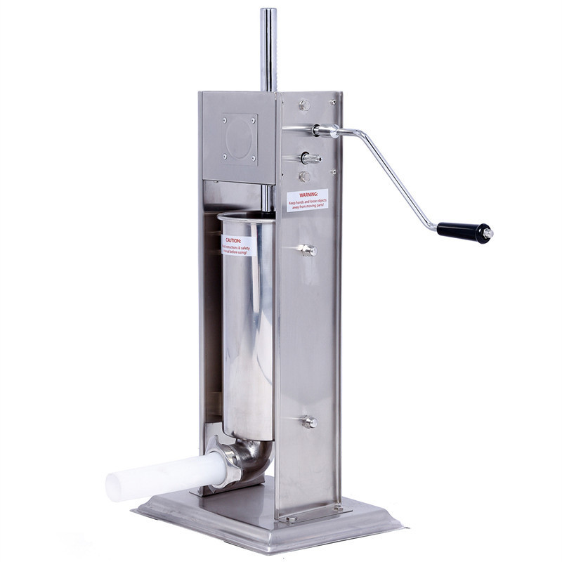 Full Stainless Steel 10L Manual Meat Grinder and Sausage Stuffer Machine