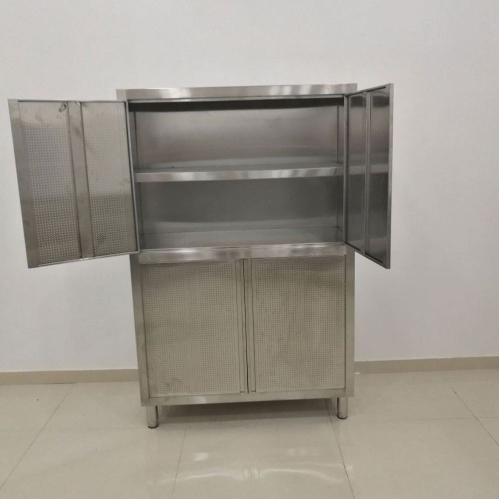 China Cheap Modular Stainless Steel Used Commercial Kitchen Cabinet with Simple Design