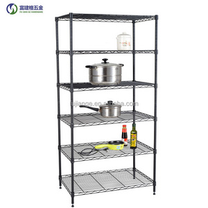 Kitchen Accessories Heavy Duty Three Tier Storage Holders Removable Chrome Metal Rack Shelving Trolley Anti Static Trolley