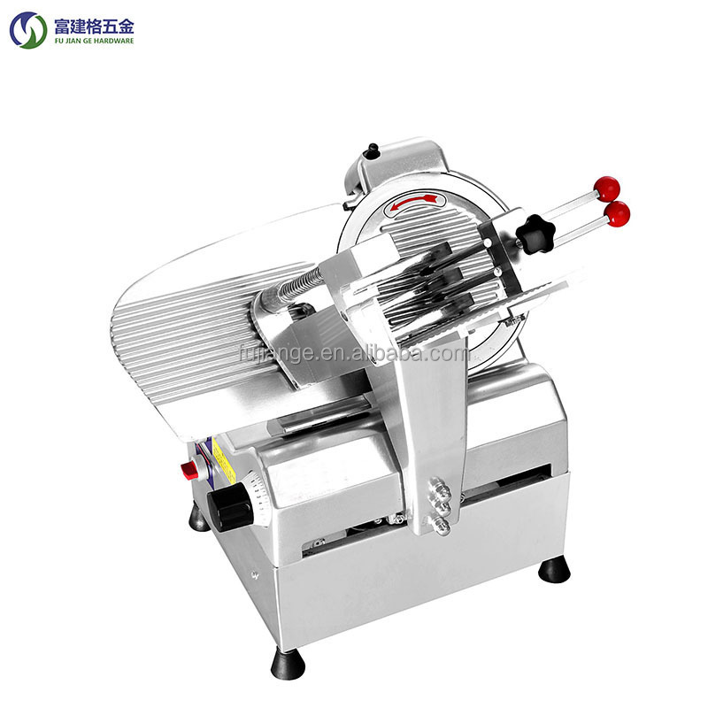 Divcing Frozen Foods into Thin Planer Meat Slicer Profession in Kitchen Meat Slicer Portable Semi Automatic Frozen Meat Slicer