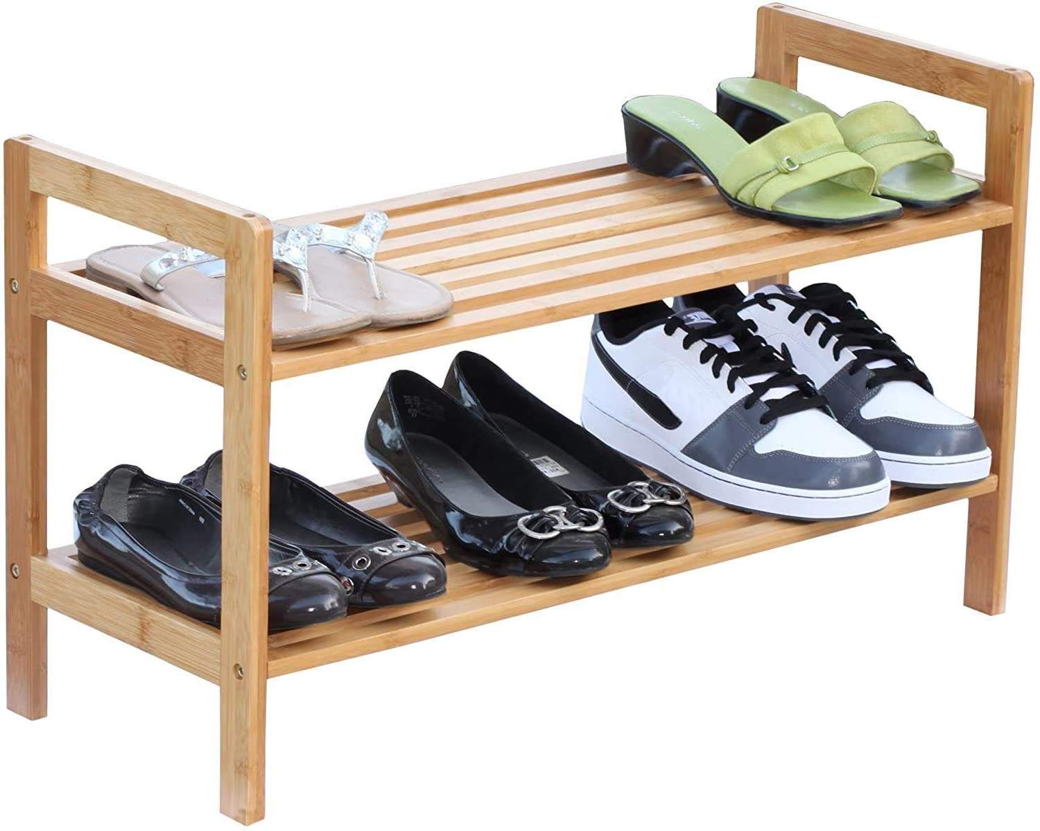 zapateros para la entrada de la casa closet wood show rack eack organizador de zapatos bamboo shelves shoe rack for closet