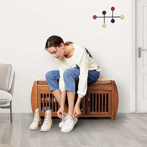 sapatera Elegant Shoe Storage Cabinet organizador para zapatos closet Bamboo Shoe Rack Cabinet Storage For Entryway