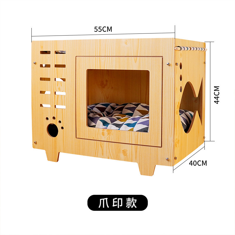 oem odm pet houses & furniture wholesales high quality pet bed cat house wholesale wooden dog house pet hammock for cats