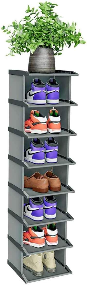 Caja De Almacenamiento De Zapatos Custom Shoe Storage Box Stackable Stand Narrow Shoes Display Racks for Home