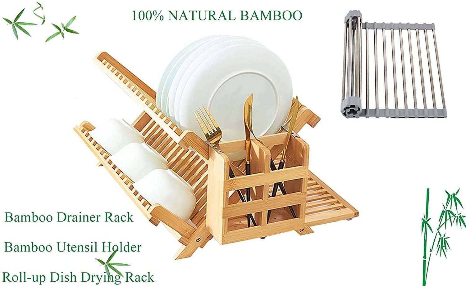 3 tier Plate Rack collapsible dish drainer over sink foldable dish drying drainer rack set kitchen organizer sink dish rack