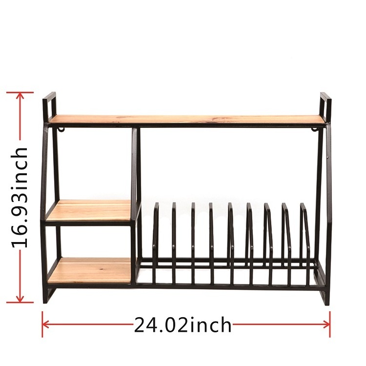 Hot Sale Metal Organizer Holder 3 Tier Countertop Storage Rack For Kitchen