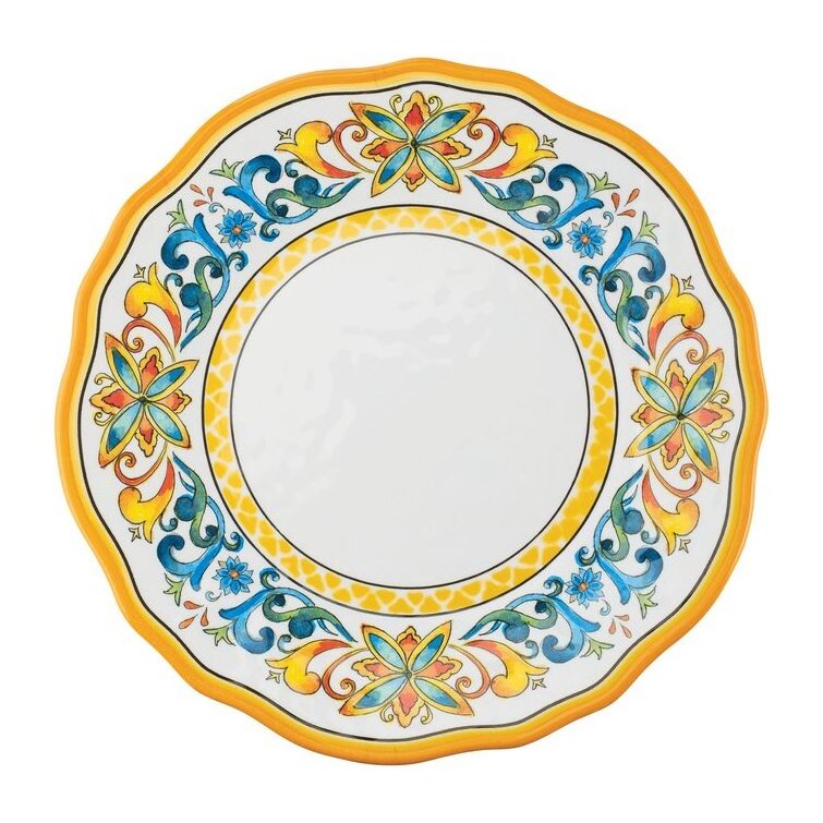 melamine dinnerware printing vintage dinner plate sets salad plates dishes and bowls set tableware