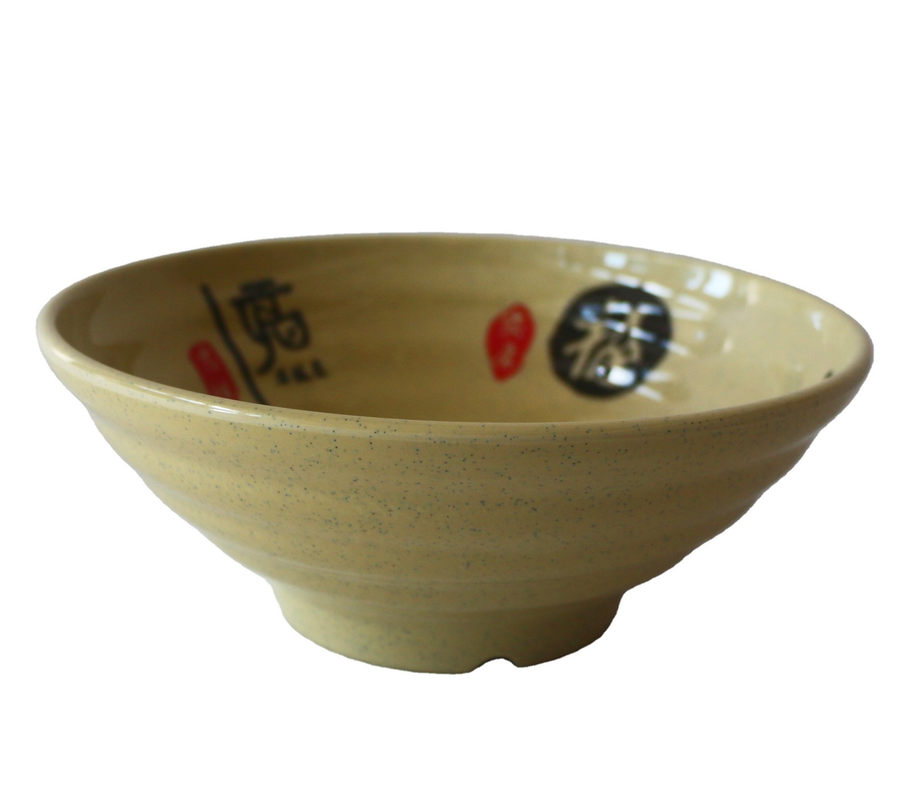 Custom Melamine Noodle Bowl With Chopsticks and spoon Set 3Pcs Large Japanese  9 Inch Ramen Bowl